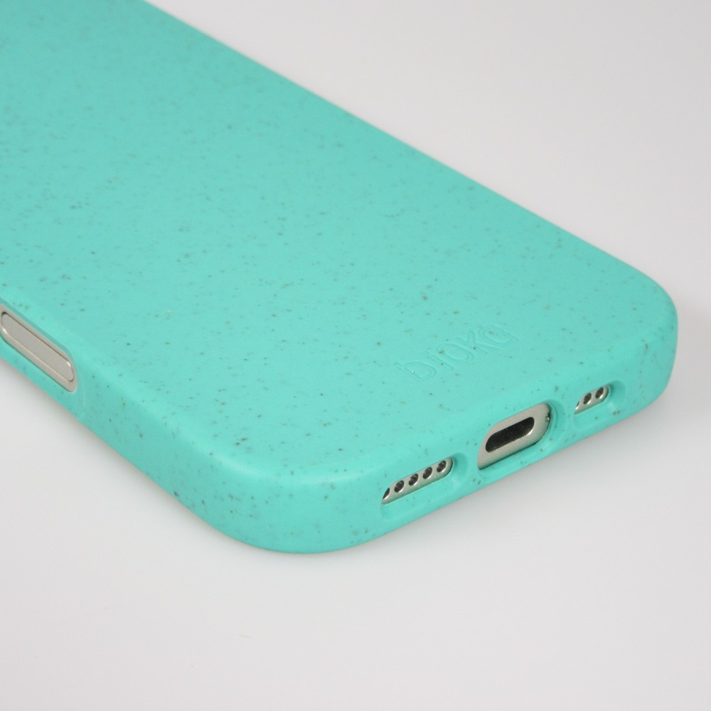 Hülle iPhone 17 - Bioka Biologisch Abbaubar Eco-Friendly Kompostierbar - Türkis