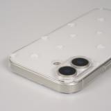 iPhone 17 Case Hülle - Gummi kleines Herz - Weiss