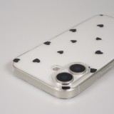 iPhone 17 Case Hülle - Gummi kleines Herz - Schwarz