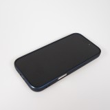 iPhone 17 Case Hülle - Gummi weich mit Kameraschutzglas MagSafe - Dunkelblau
