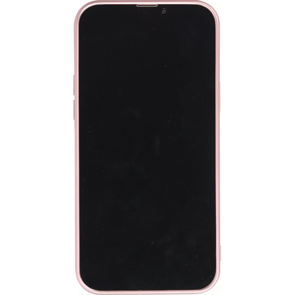 iPhone 17 Case Hülle - Gummi weich mit Kameraschutzglas MagSafe - Rosa