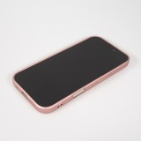iPhone 17 Case Hülle - Gummi weich mit Kameraschutzglas MagSafe - Rosa
