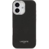 iPhone 17 Case H&uuml;lle - Lacoste PU Leder Champs Elysees MagSafe elegante und langlebige Schutzh&uuml;lle - Schwarz