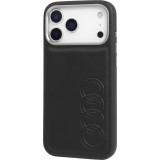 iPhone 17 Pro Case Hülle - Audi TT MagSafe Kunstleder mit Prägung - Schwarz