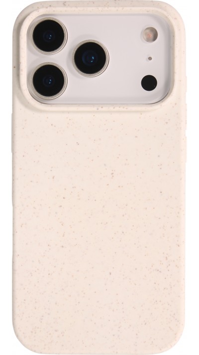 iPhone 17 Pro Case Hülle - Bio Eco-Friendly biologisch Kompostierbar ökologisch - Weiss