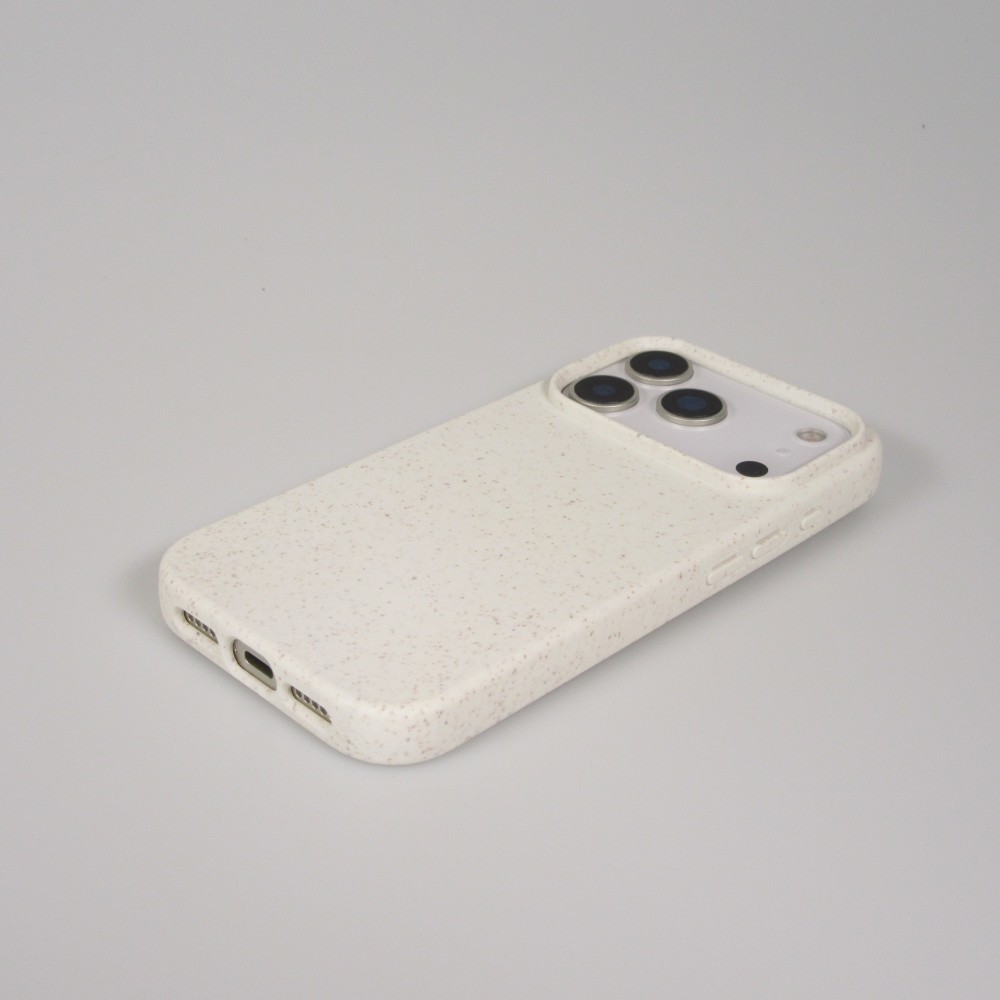 iPhone 17 Pro Max Case Hülle - Bio Eco-Friendly biologisch Kompostierbar ökologisch - Weiss