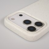 iPhone 17 Pro Case Hülle - Bio Eco-Friendly Vegan mit Handykette Necklace - Weiss