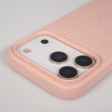 iPhone 17 Pro Max Case Hülle - Bio Eco-Friendly Vegan mit Handykette Necklace - Rosa