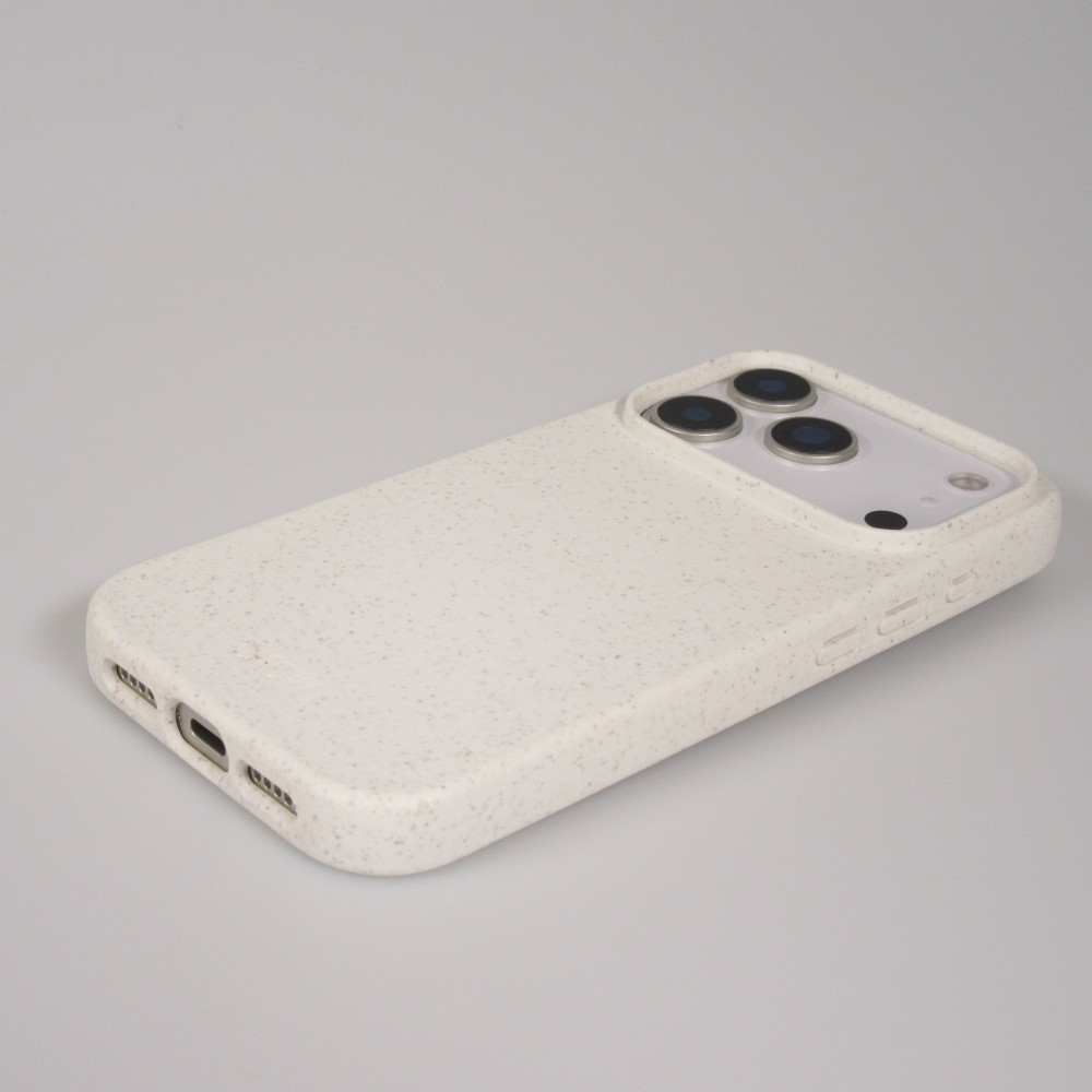 Coque iPhone 17 Pro - Bioka biodégradable et compostable Eco-Friendly - Blanc