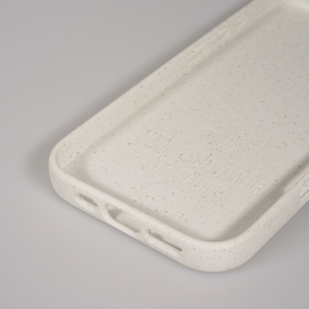 Coque iPhone 17 Pro - Bioka biodégradable et compostable Eco-Friendly - Blanc
