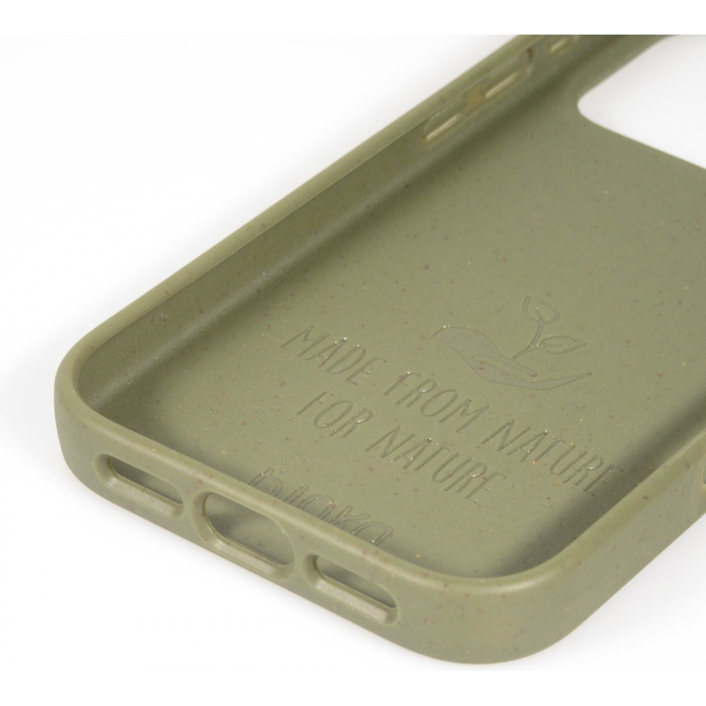 Coque iPhone 17 Pro - Bioka biodégradable et compostable Eco-Friendly - Vert foncé