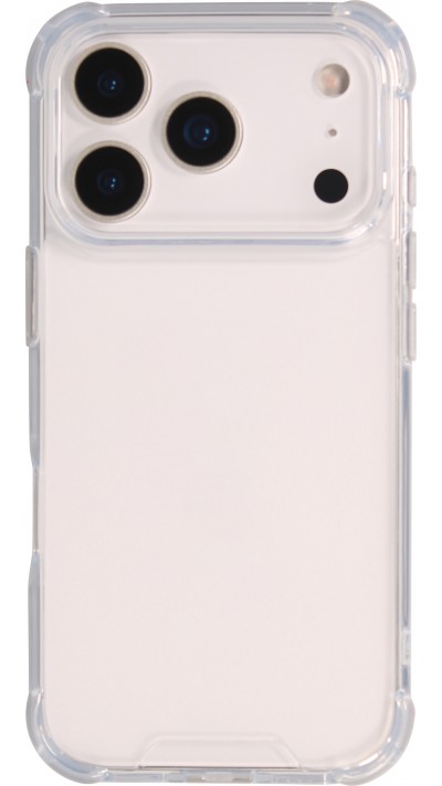 iPhone 17 Pro Max Case Hülle - Bumper Glass TPU Anti-Schock mit Acryl - Transparent