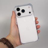 iPhone 17 Pro Case Hülle - Bumper Glass TPU Anti-Schock mit Acryl - Transparent