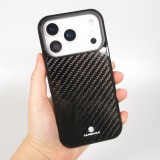 iPhone 17 Pro Case Hülle - Carbomile Carbon Fiber (Kompatibel mit MagSafe)