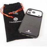 iPhone 17 Pro Case Hülle - Carbomile Carbon Fiber (Kompatibel mit MagSafe)