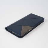 Hülle iPhone 17 Pro - Flip Geometrisch blau