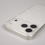 iPhone 17 Pro Max Case Hülle - Gummi kleines Herz - Weiss