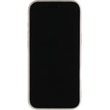 iPhone 17 Pro Max Case Hülle - Gummi weich mit Kameraschutzglas MagSafe - Silber