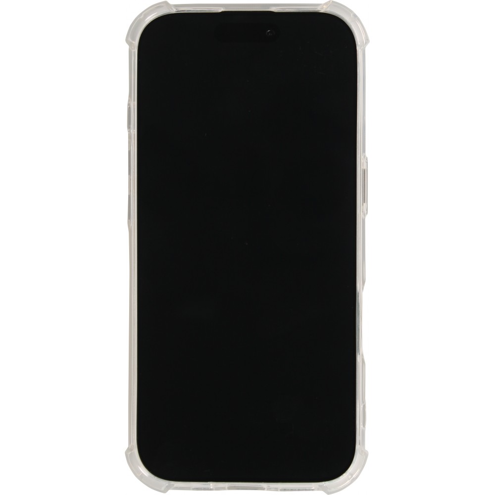 iPhone 17 Pro Max Case Hülle - Gummi Transparent Gel Bumper mit extra Schutz für Ecken Antischock