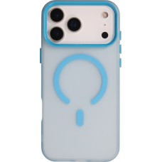 iPhone 17 Pro Max Case Hülle - Jelly Color Semi-transparent mit MagSafe - Orange - Blau