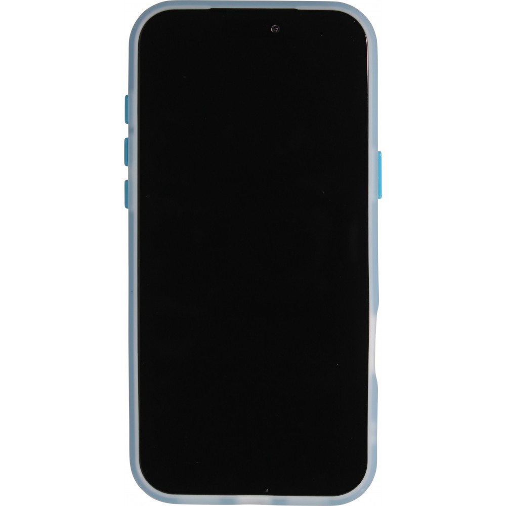 iPhone 17 Pro Max Case Hülle - Jelly Color Semi-transparent mit MagSafe - Orange - Blau