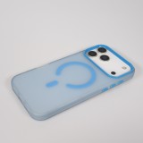 iPhone 17 Pro Max Case Hülle - Jelly Color Semi-transparent mit MagSafe - Orange - Blau