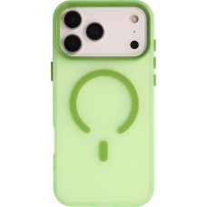 Coque iPhone 17 Pro - Jelly Color semi-transparent avec MagSafe - Vert