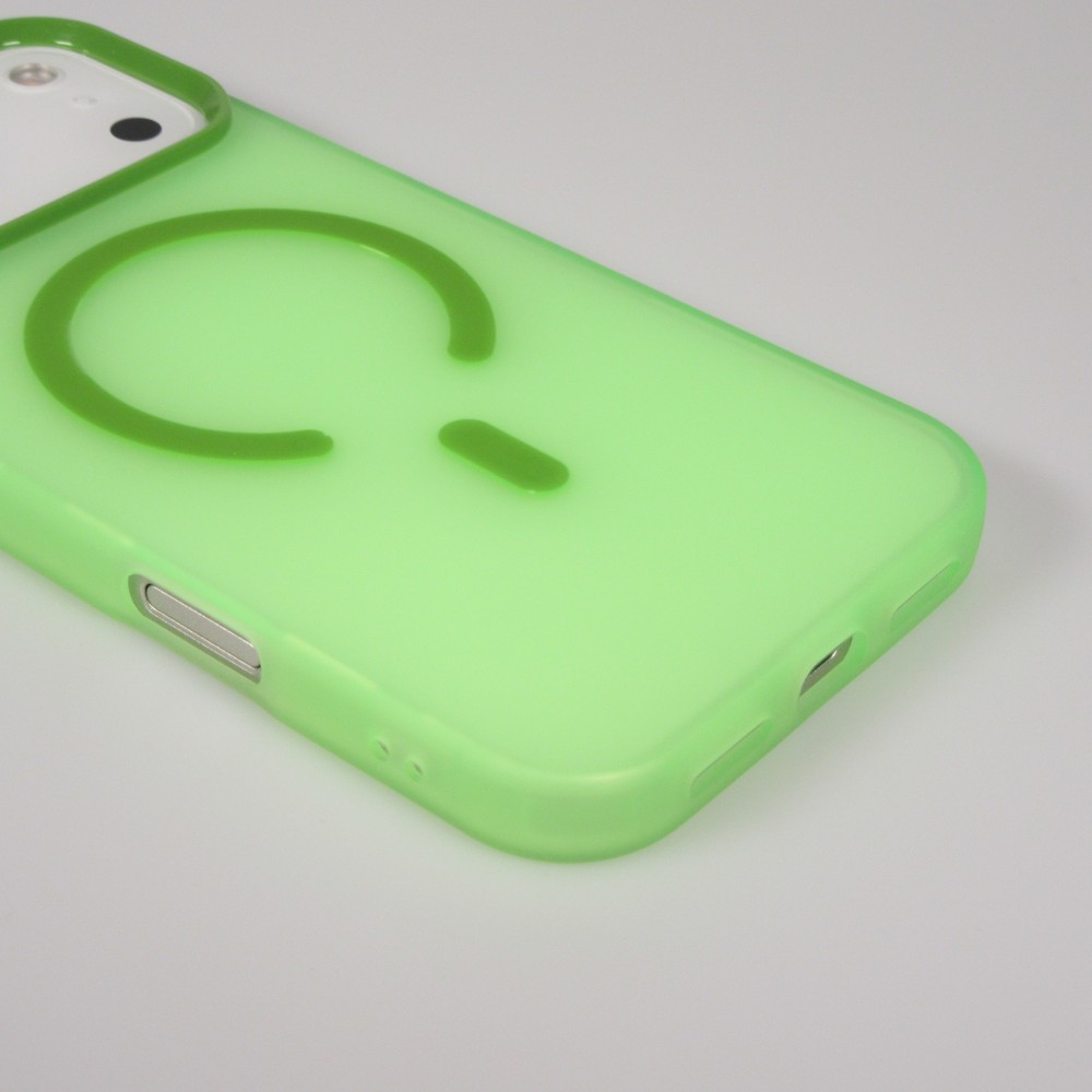 Coque iPhone 17 Pro - Jelly Color semi-transparent avec MagSafe - Vert