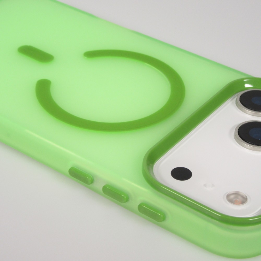 Coque iPhone 17 Pro - Jelly Color semi-transparent avec MagSafe - Vert