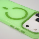 Coque iPhone 17 Pro - Jelly Color semi-transparent avec MagSafe - Vert