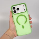 Coque iPhone 17 Pro - Jelly Color semi-transparent avec MagSafe - Vert