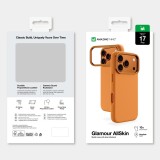 iPhone 17 Pro Max Case H&uuml;lle - AmazingThing Glamour AllSkin MagSafe mit Kamerahalterung - Orange