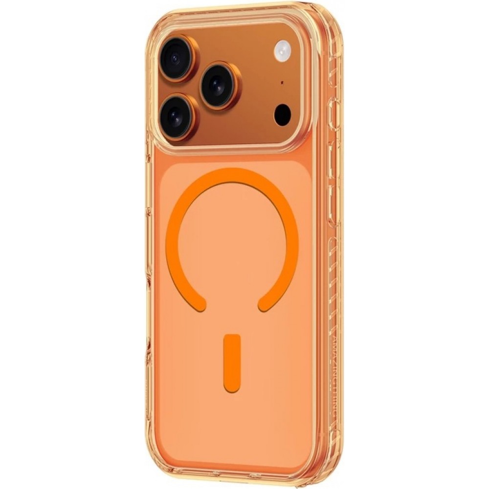 iPhone 17 Pro Max Case H&uuml;lle - AmazingThing Titan Pro MagSafe-kompatibel mit X-CUSHION PRO 7 Schutz - Orange