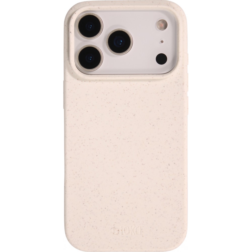 iPhone 17 Pro Max Case Hülle - Bioka Biologisch Abbaubar Eco-Friendly Kompostierbar - Weiss