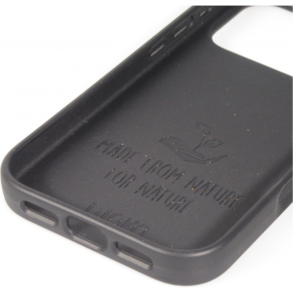 Coque iPhone 17 Pro Max - Bioka biodégradable et compostable Eco-Friendly - Noir