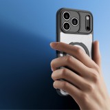 iPhone 17 Pro Max Case Hülle - Dux Ducis Aimo Mag Serie mit Halterung und Magnetring - Schwarz