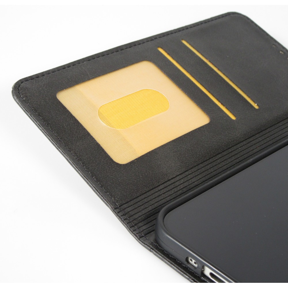 Hülle iPhone 17 Pro Max - Flip Geometrisch - Schwarz