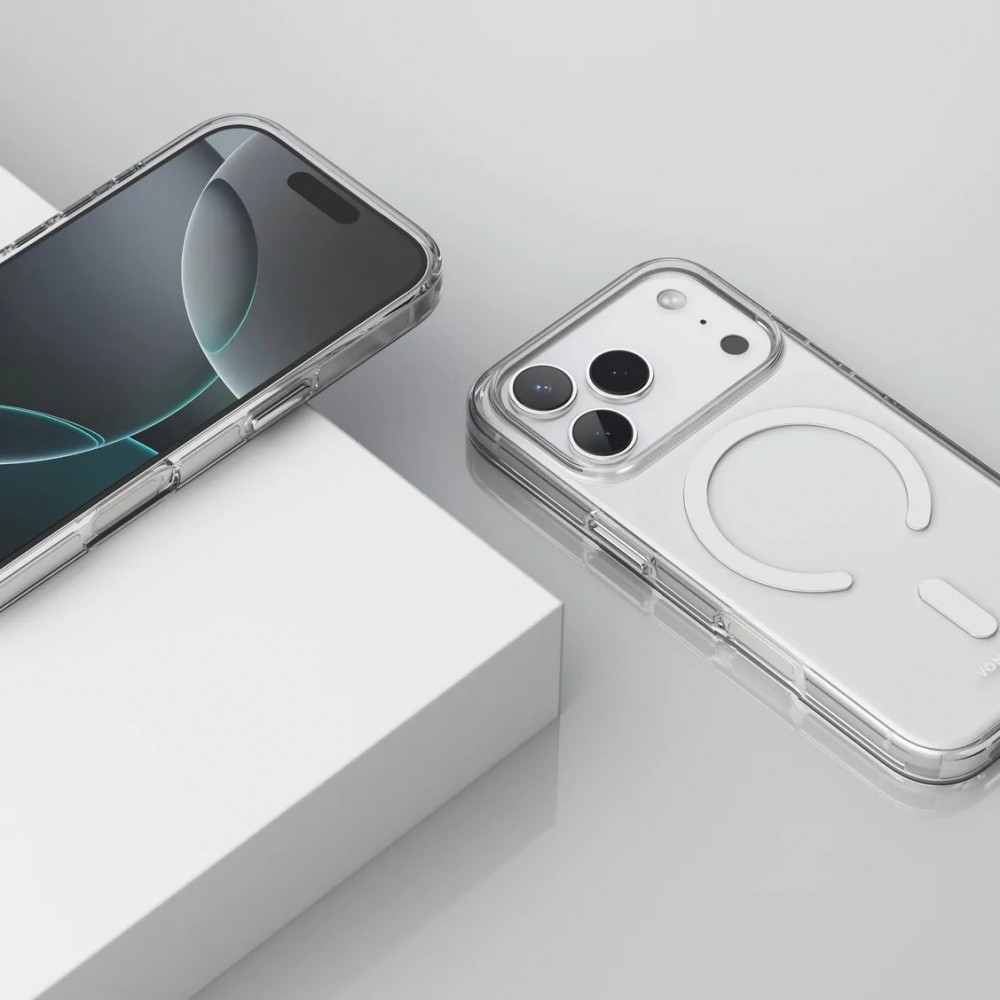 Hülle iPhone 17 Pro Max - MagSafe kompatibel Gummi transparent TPU Silikon