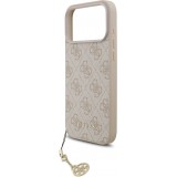 iPhone 17 Pro Max Case Hülle - Guess 4G Charm Elegante Schutz Raffiniertes Design Trendaccessoire - Rosa