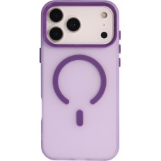 iPhone 17 Pro Max Case Hülle - Jelly Color Semi-transparent mit MagSafe - Violett