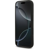 iPhone 17 Pro Max Case H&uuml;lle - Karl Lagerfeld Silikonh&uuml;lle mit Karl und Choupette Design MagSafe-kompatibel - Schwarz