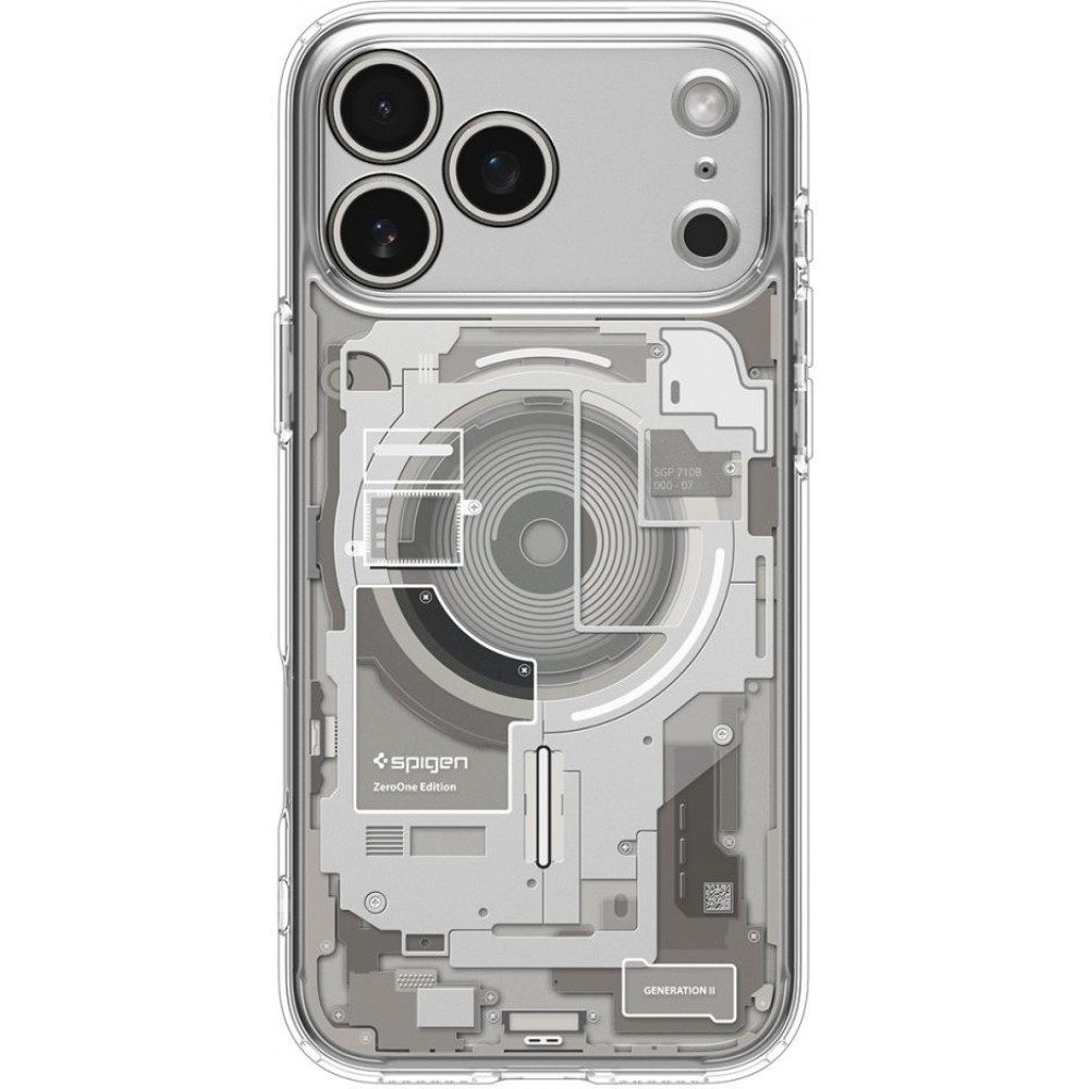 Coque iPhone 17 Pro Max - Spigen Ultra Hybrid MagSafe Neo One - Transparent