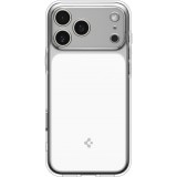 Coque iPhone 17 Pro Max - Spigen Ultra Hybrid T MagFit compatible avec MagSafe transparente et r&eacute;sistante - Transparent