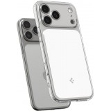 Coque iPhone 17 Pro Max - Spigen Ultra Hybrid T MagFit compatible avec MagSafe transparente et r&eacute;sistante - Transparent