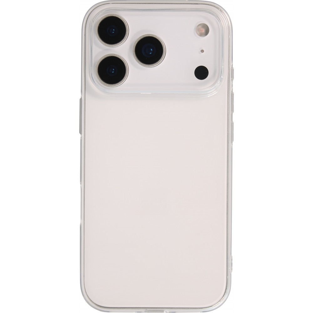 iPhone 17 Pro Max Case Hülle - Ultra-thin Gummi Transparent 0.8 mm Gel-Silikon Superdünn und flexibel