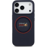 iPhone 17 Pro Case Hülle - Red Bull Racing MagSafe Silikonhülle mit rotem Ring - Blau