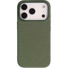 Coque iPhone 17 Pro - Tissage technique compatible avec MagSafe finition premium et protection &eacute;l&eacute;gante - Vert