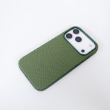 Coque iPhone 17 Pro - Tissage technique compatible avec MagSafe finition premium et protection &eacute;l&eacute;gante - Vert