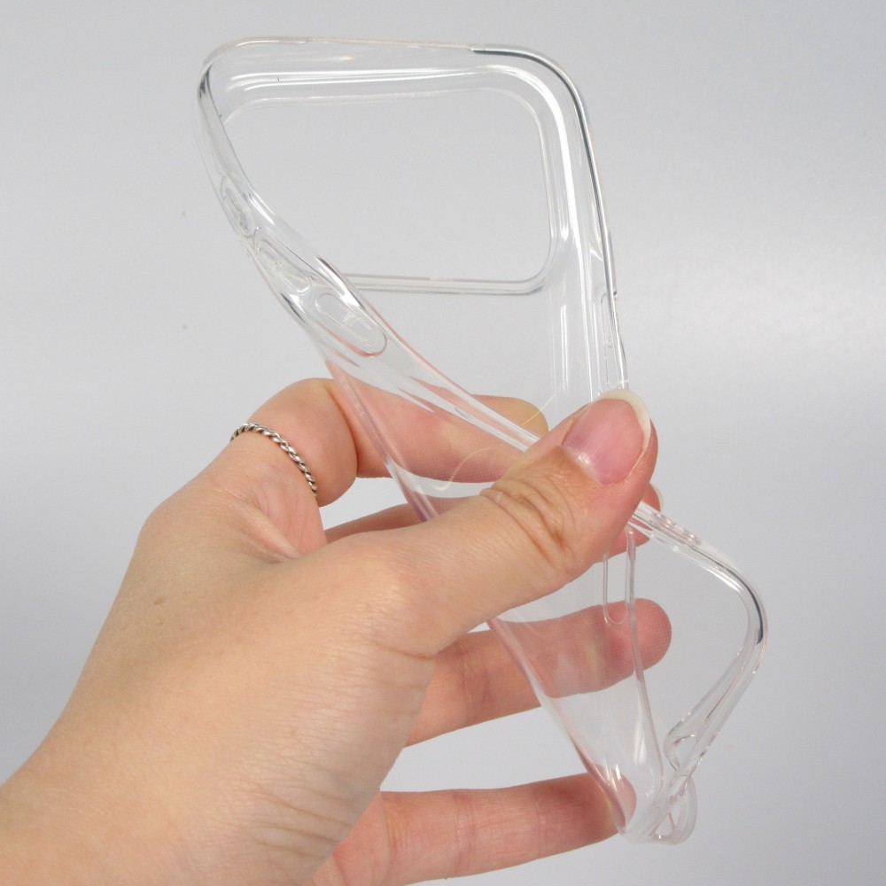 iPhone 17 Pro Case Hülle - Ultra-thin Gummi Transparent 0.8 mm Gel-Silikon Superdünn und flexibel