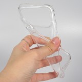 iPhone 17 Pro Case Hülle - Ultra-thin Gummi Transparent 0.8 mm Gel-Silikon Superdünn und flexibel